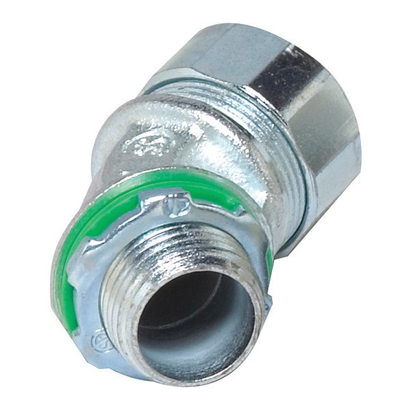 Liqua-Seal Connector, 1", Zinc Plated Iron