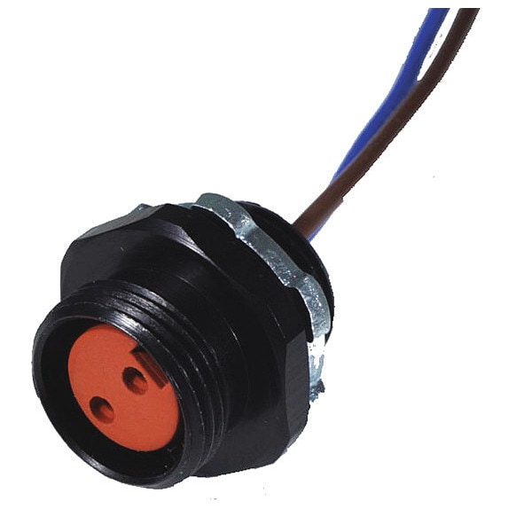 Receptacle, Mini, Hi-Temp Sil, F, 2 P, 1 ft.