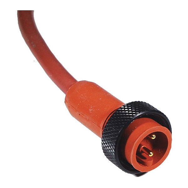 Cordset, Mini, Hi-Temp Sil, M, 2 Pole, 12 ft.