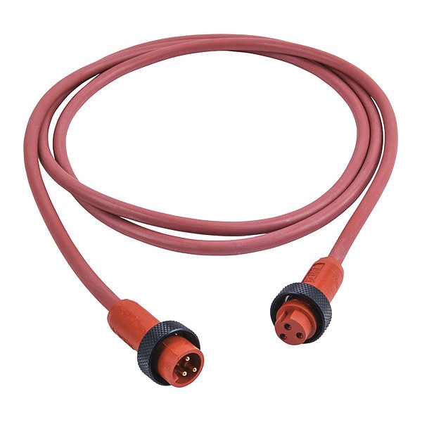 Cordset, Mini, Hi-Temp Sil, M/F, 2 P, 12 ft.