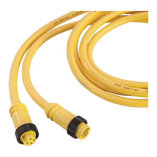 Cordset, MiniPVC, Male/Fale, 2 Pole, 20 ft.