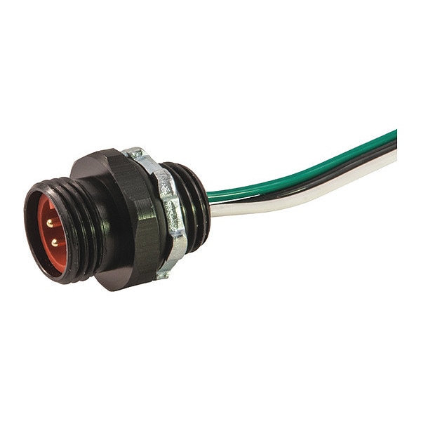 Receptacle, Mini, Hi-Temp Sil, M, 5 P, 1 ft.