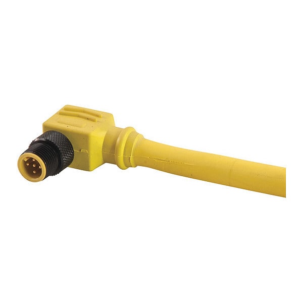 Cordset, Single Key, TPE, M, 3 Pole, 13.1 ft.