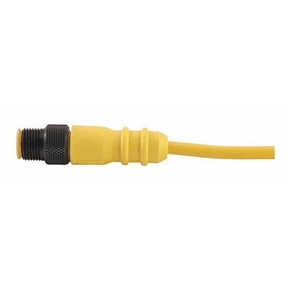 Cordset, Single Key, PVC, M, 4 Pole, 13.1 ft.