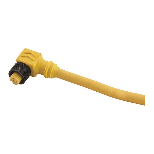 Cordset, Single Key, PVC, F, 4 Pole, 6.6 ft.