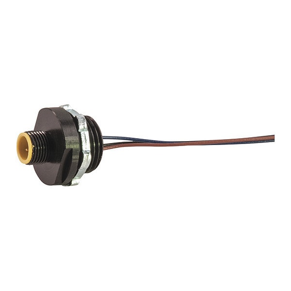 Receptacle, Single Key, M, 5 Pole, 1 ft., M14
