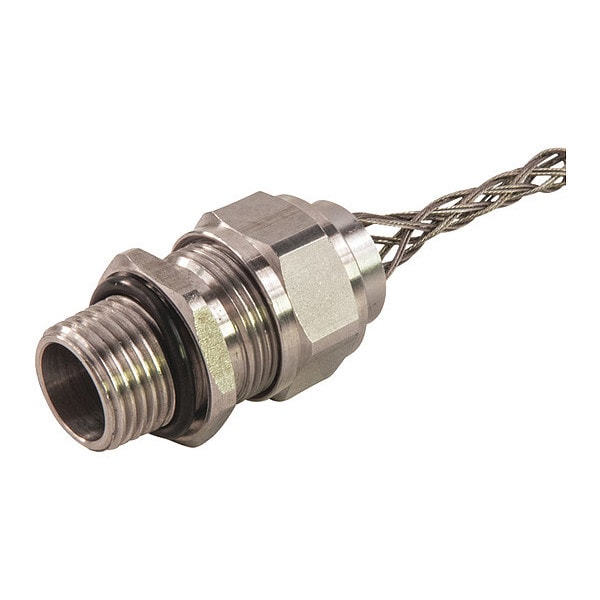 Cord Grip, SS, 1-1/2"In .750-.875, Mesh