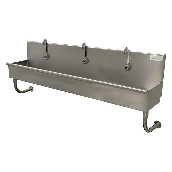 Wash Sink, Hands-Free, 3 Station