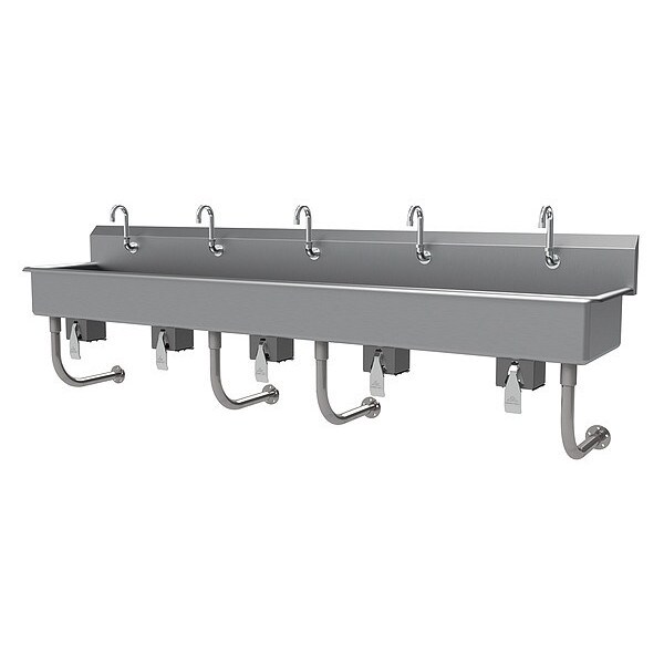 Wash Sink, NSF, Hands-Free, Knee Pedal