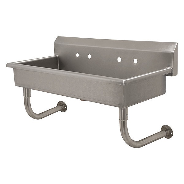 Hand Wash Sink, NSF, 2 Station, Faucet Optl