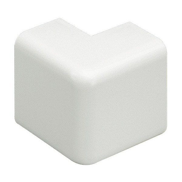 Fitting, Outside Corner, Ld5, Lowv, Ei, PK20, 1.30" W, 1.10" H, Electric Ivory
