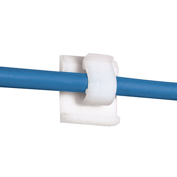 Cordclip, Hi Temp, Adh, .38" Bdl, Nat, PK100