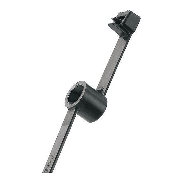 Cable Tie, 15-1/2 in L, 4 in Max Bundle Dia., Black, Nylon 6/6, 120 lb Strength, 250 PK