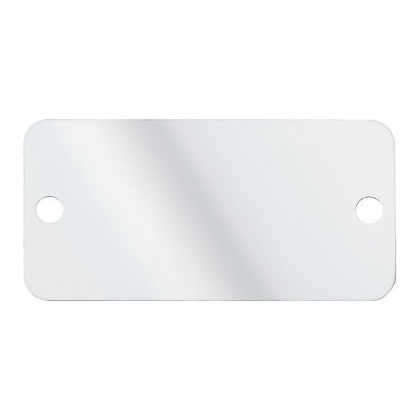 Mkr.plate, 304ss, 2 Hole, PK25