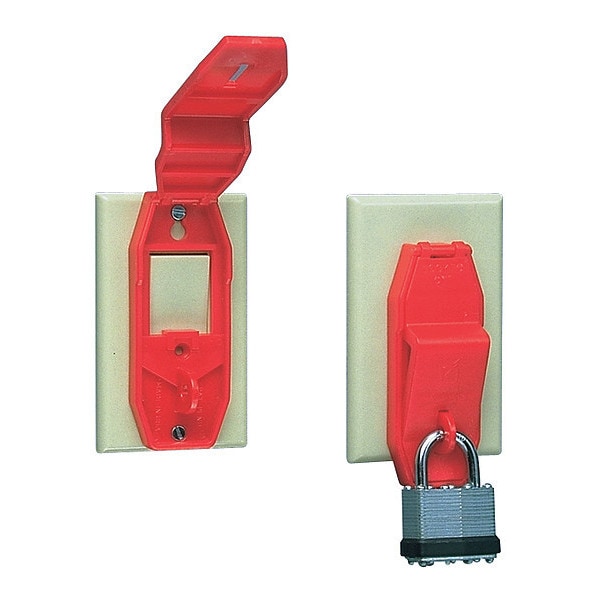 Toggle/rocker Switch Lock-Out, Rd