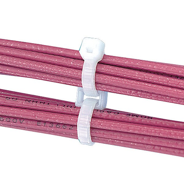 Closedconnectorring, 0.57", Wrbl, PK1000, 0.3 in H, 0.57 in L, 0.36 in W, Weather Resistant Nylon 6.6