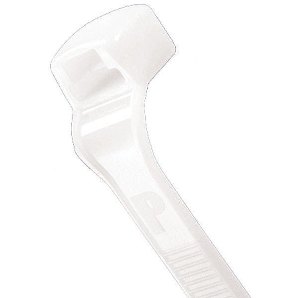 Cable Tie, 4 in L, 1 in Max Bundle Dia., Natural, Nylon 6/6, 18 lb Strength, 1000 PK