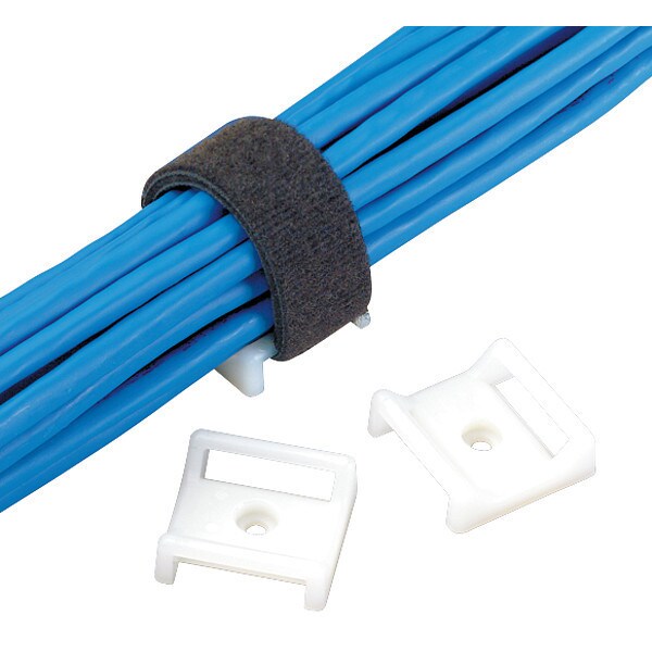 Cble Tie Mnt, No 6screw, 1.12", Nat, PK100