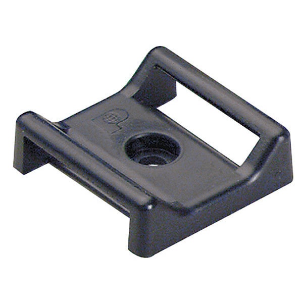 Cble Tie Mnt, Adh, 1.12" x 1.12", Bl, PK100