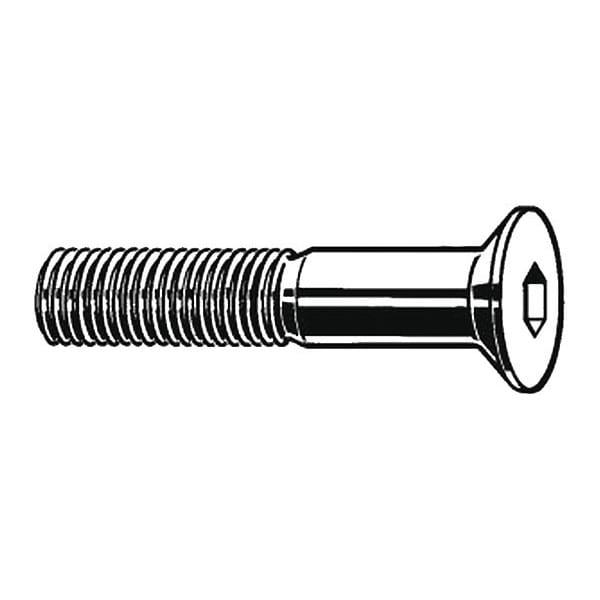 M18-2.50 Socket Head Cap Screw, Flat, Black Oxide Steel, 70 mm Length, 10 PK