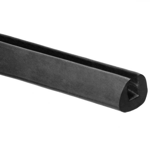 EPDM Rubber, 50' Length, 1/4" Overall Width