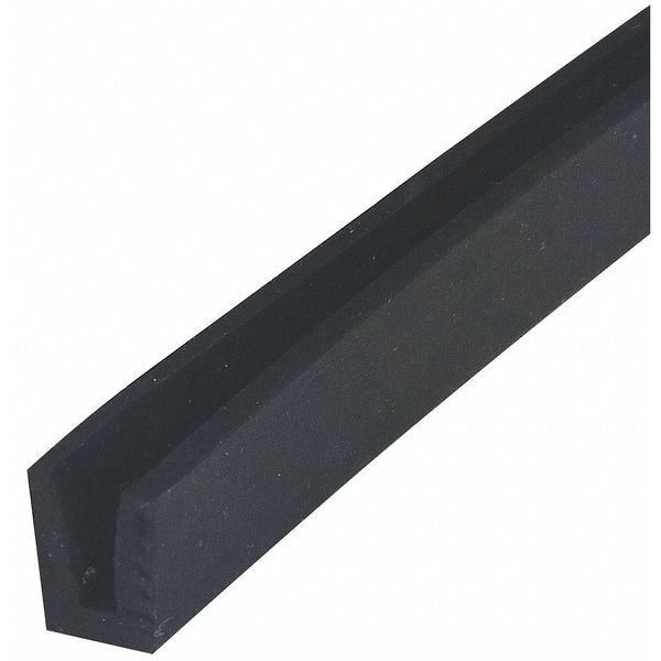 EPDM Rubber, 50' Length, 1/2" Overall Width