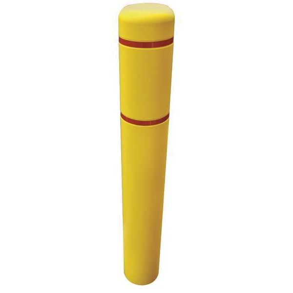 Post Sleeve, 4 In Dia., 52 In H, Yellow