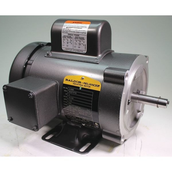 Capacitor-Start/Run General Purpose Motor, 1/2 hp HP, 115/208-230V AC Voltage, 56C Frame