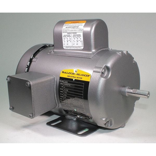 Capacitor-Start/Run General Purpose Motor, 1/2 hp HP, 115/230V AC Voltage, 48 Frame