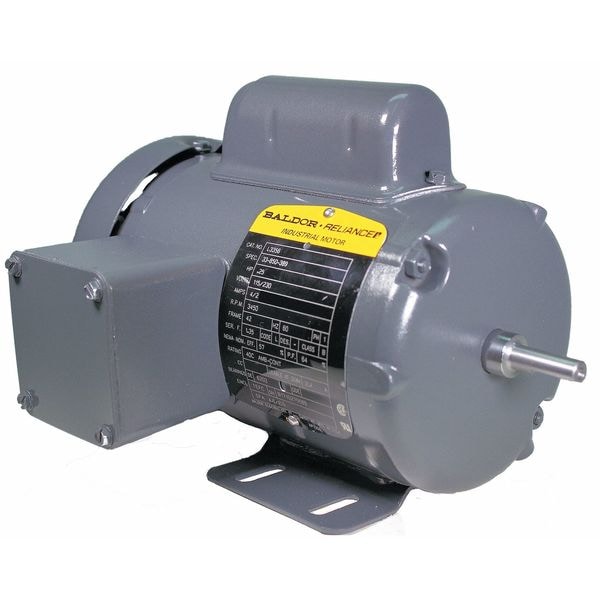 Capacitor-Start/Run General Purpose Motor, 1/4 hp HP, 115/230V AC Voltage, 42 Frame