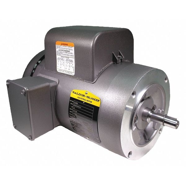 Capacitor-Start/Run General Purpose Motor, 3/4 hp HP, 56C Frame, 115/230V AC Voltage