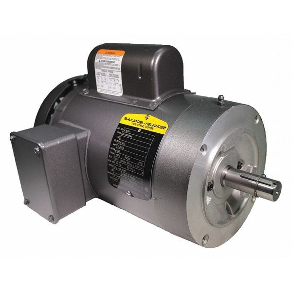 Capacitor-Start/Run General Purpose Motor, 1 hp HP, 115/230V AC Voltage, 143TC Frame