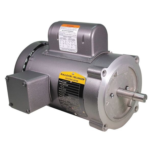 Capacitor-Start/Run General Purpose Motor, 3/4 hp HP, 56C Frame, 115/230V AC Voltage