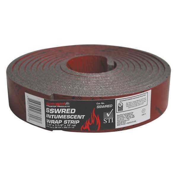 Red Wrap Strip 1 1/2 In X 1/4 In X 12 Ft