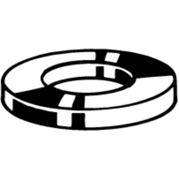 Flat Washer, For Screw Size 1/2" , Steel Hot Dipped Galvanized Finish, 550 PK