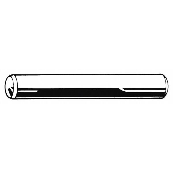 Dowel Pin, Steel, Plain, 7/8in.dia., PK5