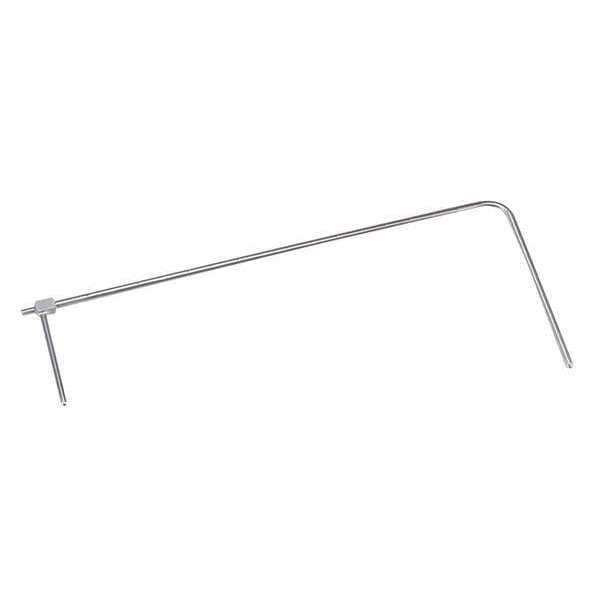 Stainless steel Pitot tube, 5/16" dia., 60-5/8" insertion length.