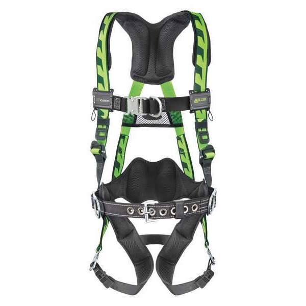 AirCore(TM) Full Body Harness, 2XL/3XL, 400 lb., Quick-Connect Chest/ Quick-Connect Leg Straps