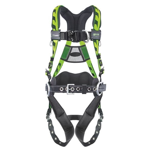 AirCore(TM) Full Body Harness, 2XL/3XL, 400 lb., Quick-Connect Chest/ Tongue Leg Straps