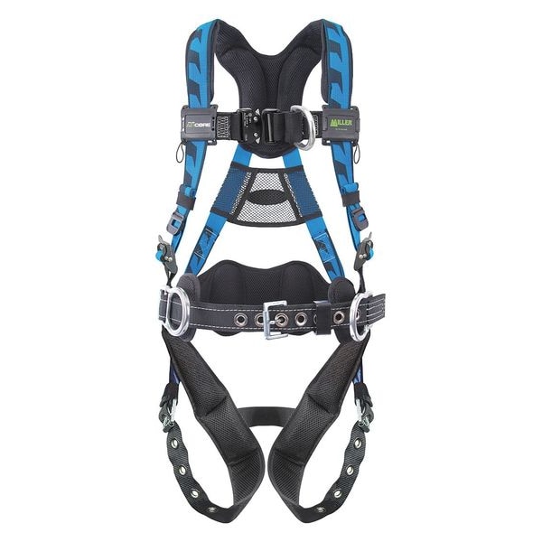 AirCore(TM) Full Body Harness, 2XL/3XL, 400 lb., Quick-Connect Chest/ Tongue Leg Straps