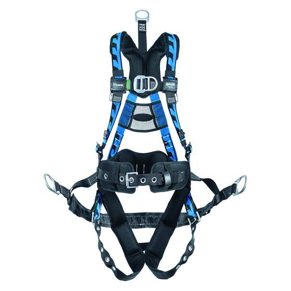 AirCore(TM) Oil & Gas with Seat Sling Full Body Harness, 2XL/3XL, 400 lb., Mating Chest/