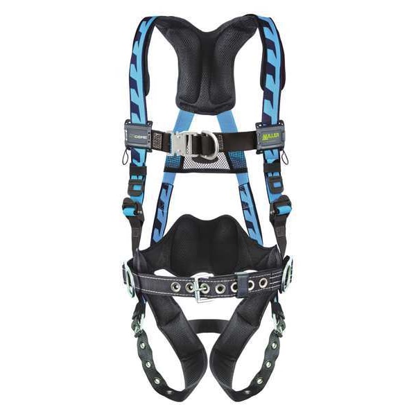 AirCore(TM) Full Body Harness, L/XL, 400 lb., Quick-Connect Chest/ Tongue Leg Straps