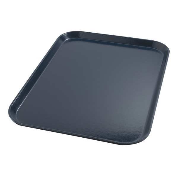 Tray, Flat, 18in.L x 14in.W, Dark Blue, PK12