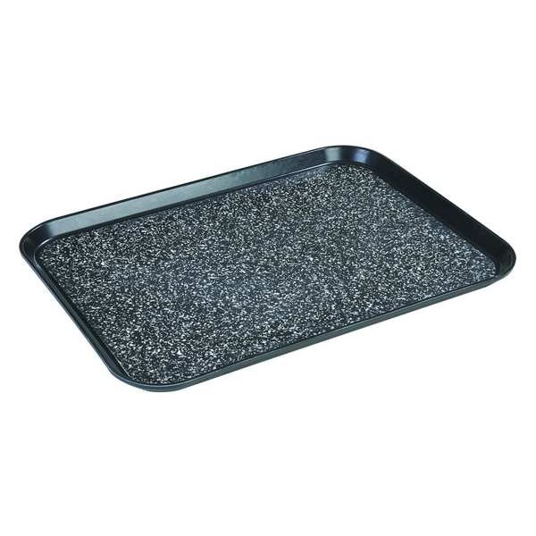 Tray, Non-Skid, 18in.L x 14in.W, Black, PK12