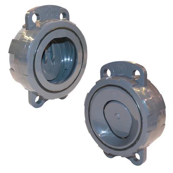 Check Valve, Wafer, 3", PVC/EPDM