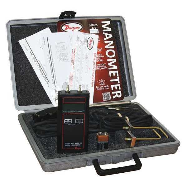 Air Velocity Kit Telescoping, 10.00InWC