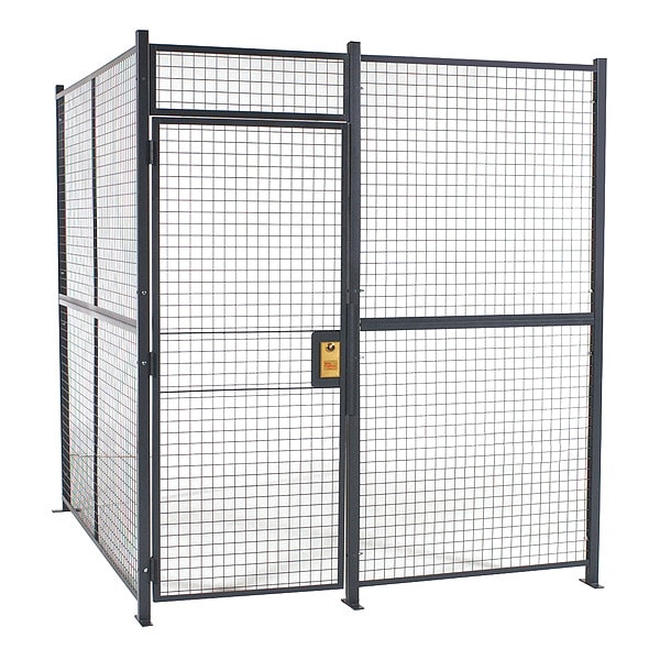 Welded Partition Cage, 10ft. 4inW, 4 Sided