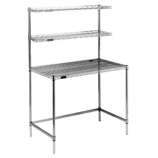 Mobile Workstation, 24x48, 2 Shelf