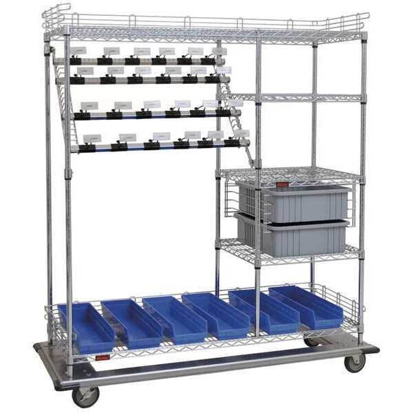 Catheter Storage Cart, 60x68, 5 Shelves