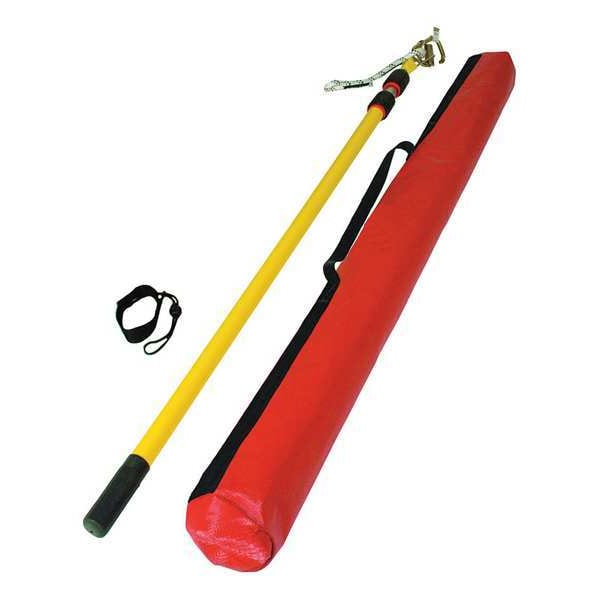 Rescue Pole, Not Applicable, Yellow, , Bag, Carabiner, Pigtail, Tool Lanyard
